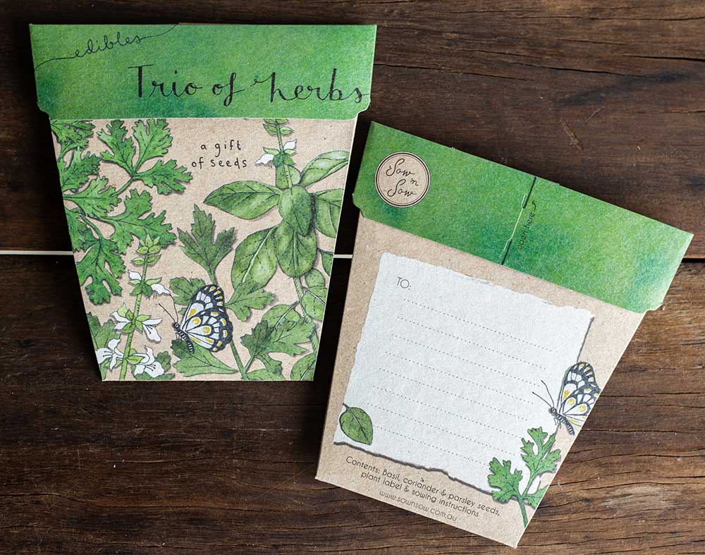 Trio of Herbs Gift of Seeds image 2
