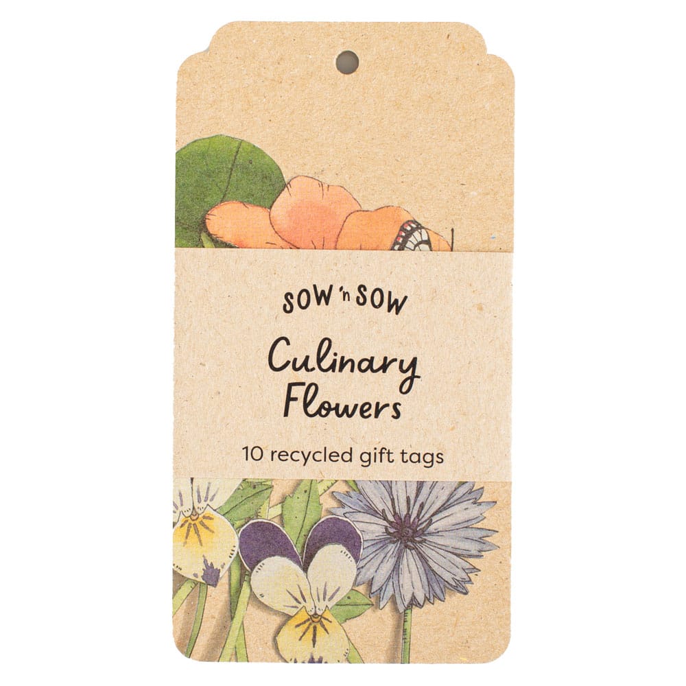 Culinary Flowers Gift Tag 10 Pack image 0