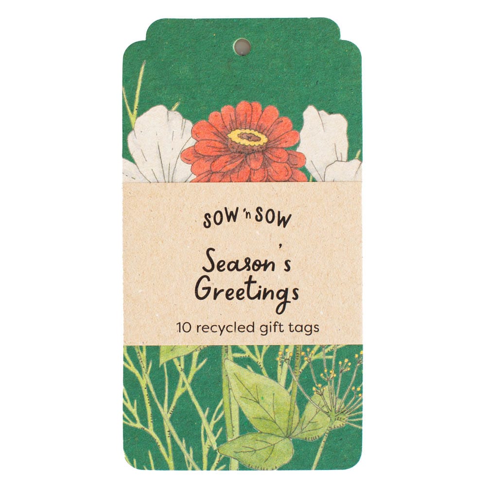 Season's Greetings Gift Tag 10 Pack image 0