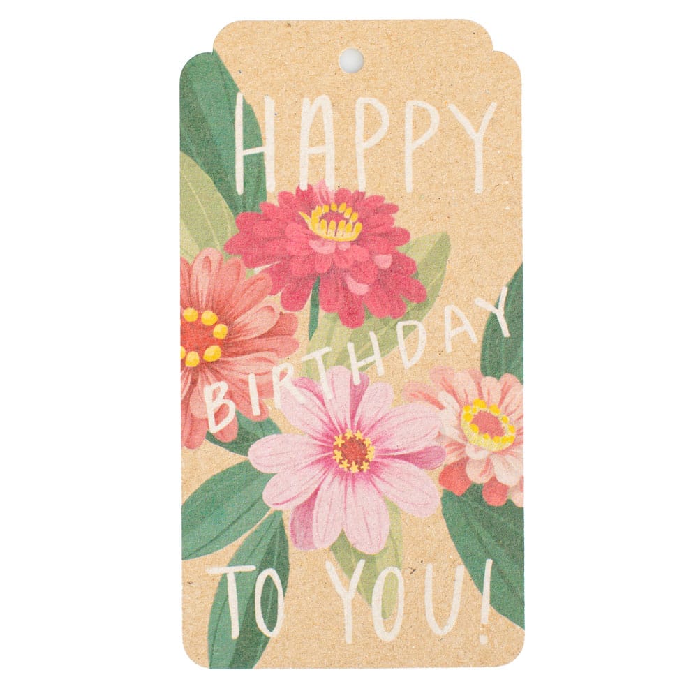Happy Birthday Gift Tag 10 Pack image 1