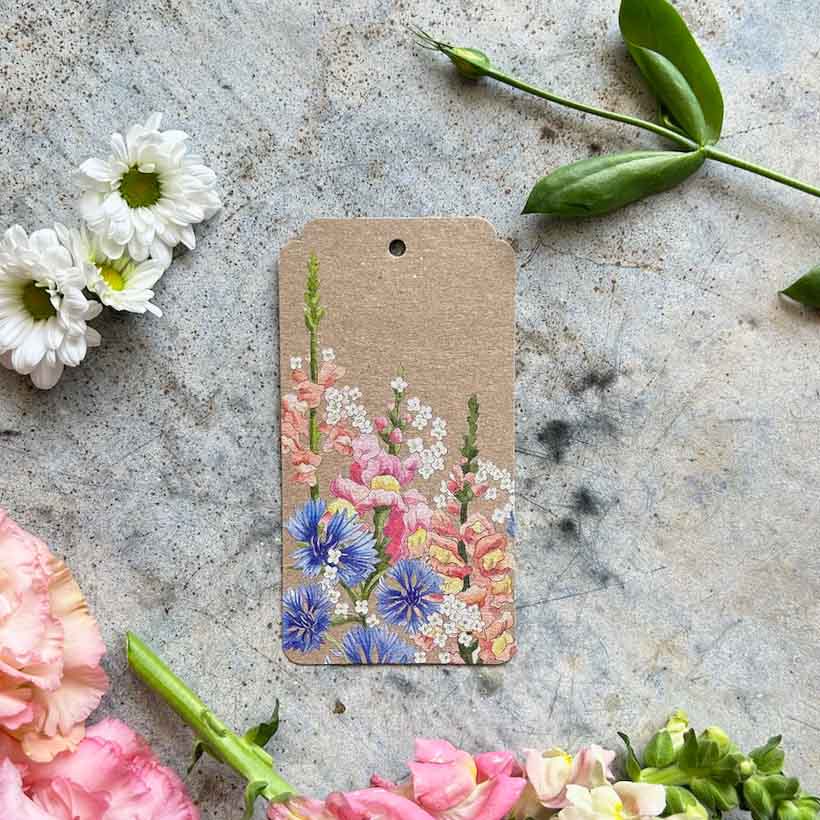 Spring Blooms Gift Tag 10 Pack image 2