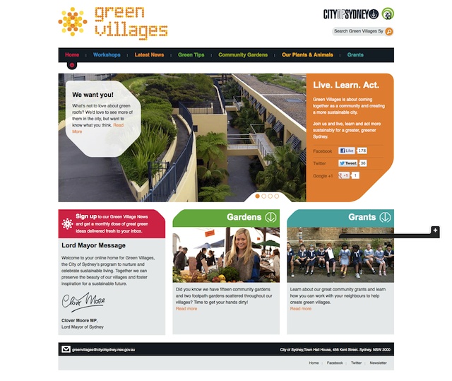 Green Villages Sydney - Creating a more sustainable city