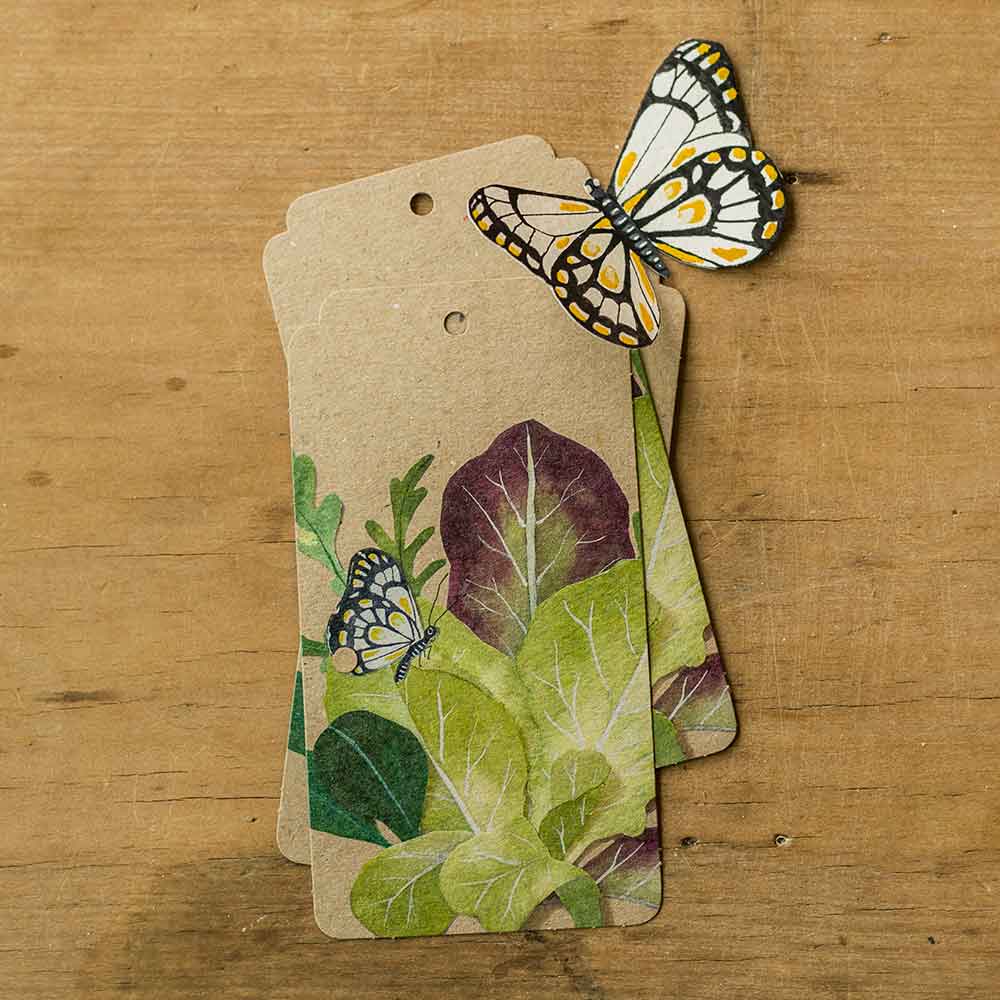 Leafy Greens Gift Tag 10 Pack - Image 3
