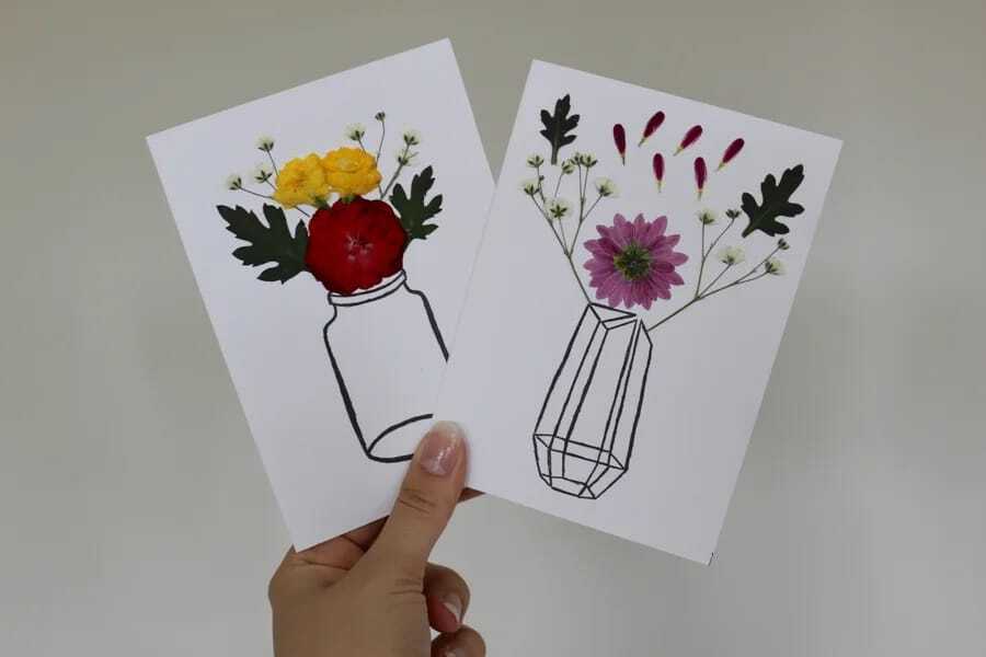 15 pressed flower crafts and activities for kids