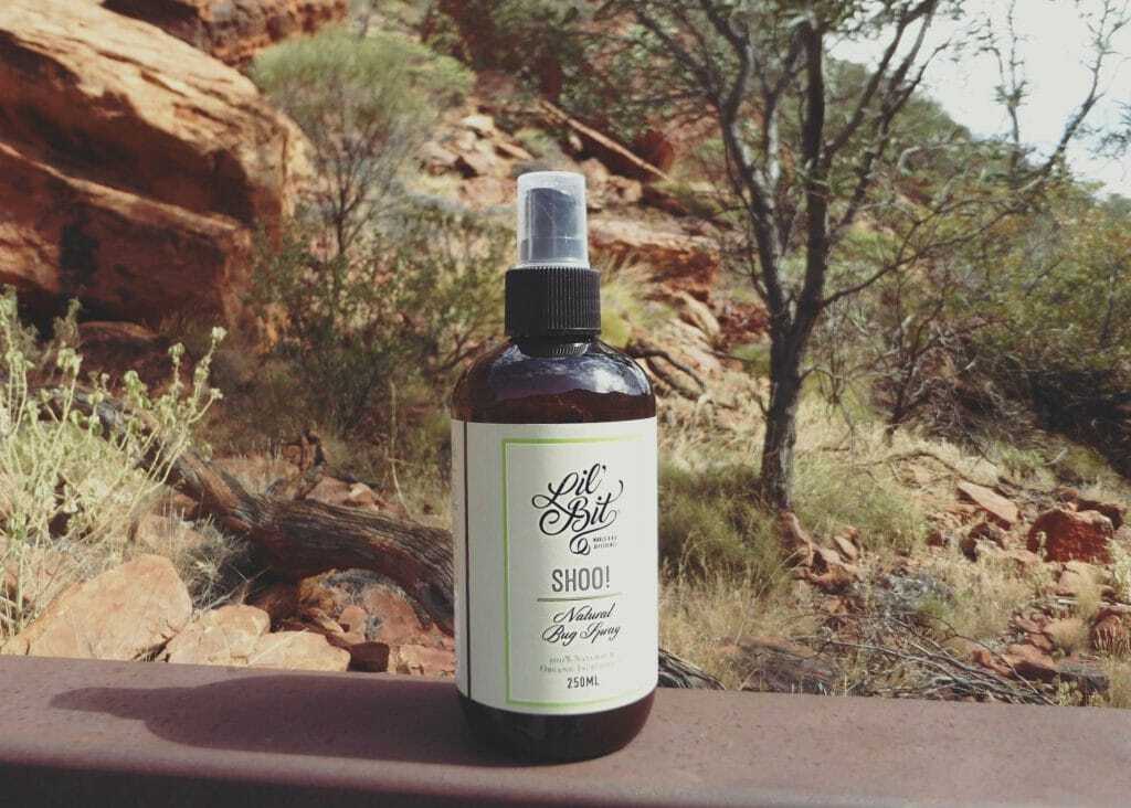 Natural bug spray for outdoor use