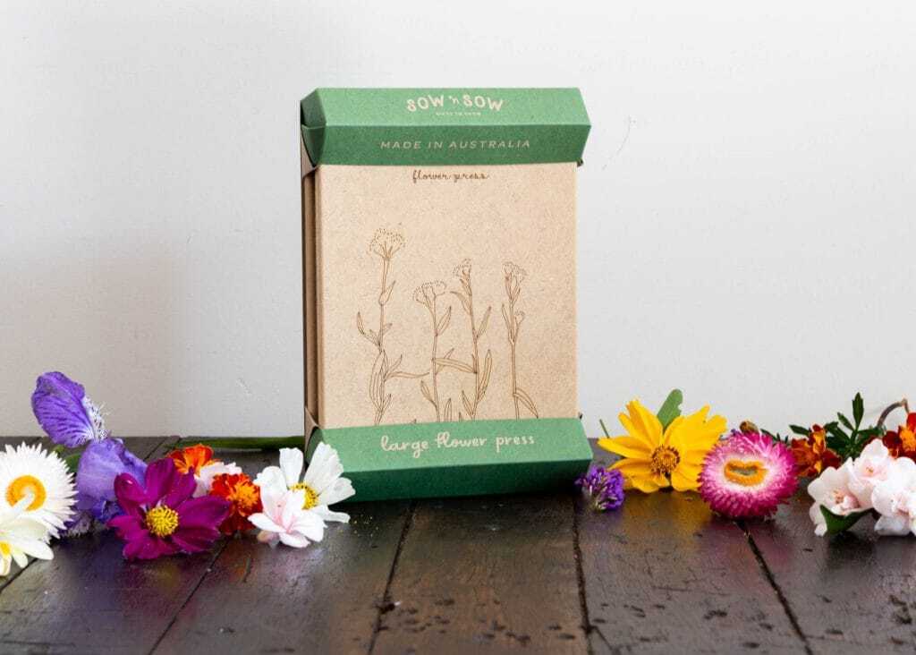 Australian made flower press for pressing and preserving flowers and foilage