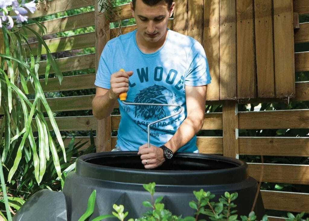 Compost aerator to keep compost healthy