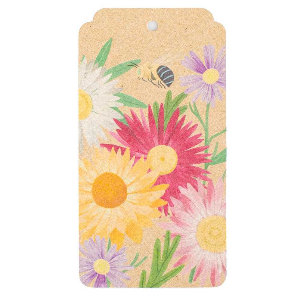 Australian native daisy gift tag