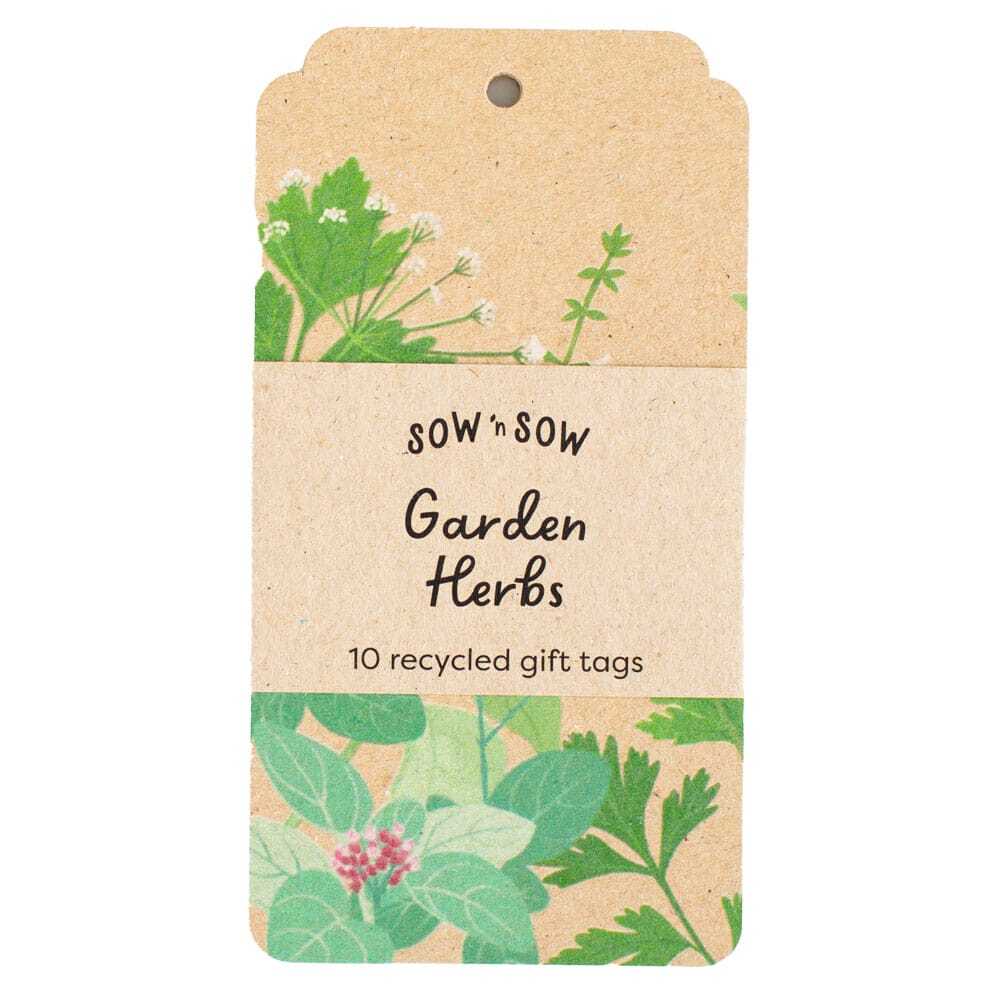 Garden Herbs Gift Tag 10 Pack