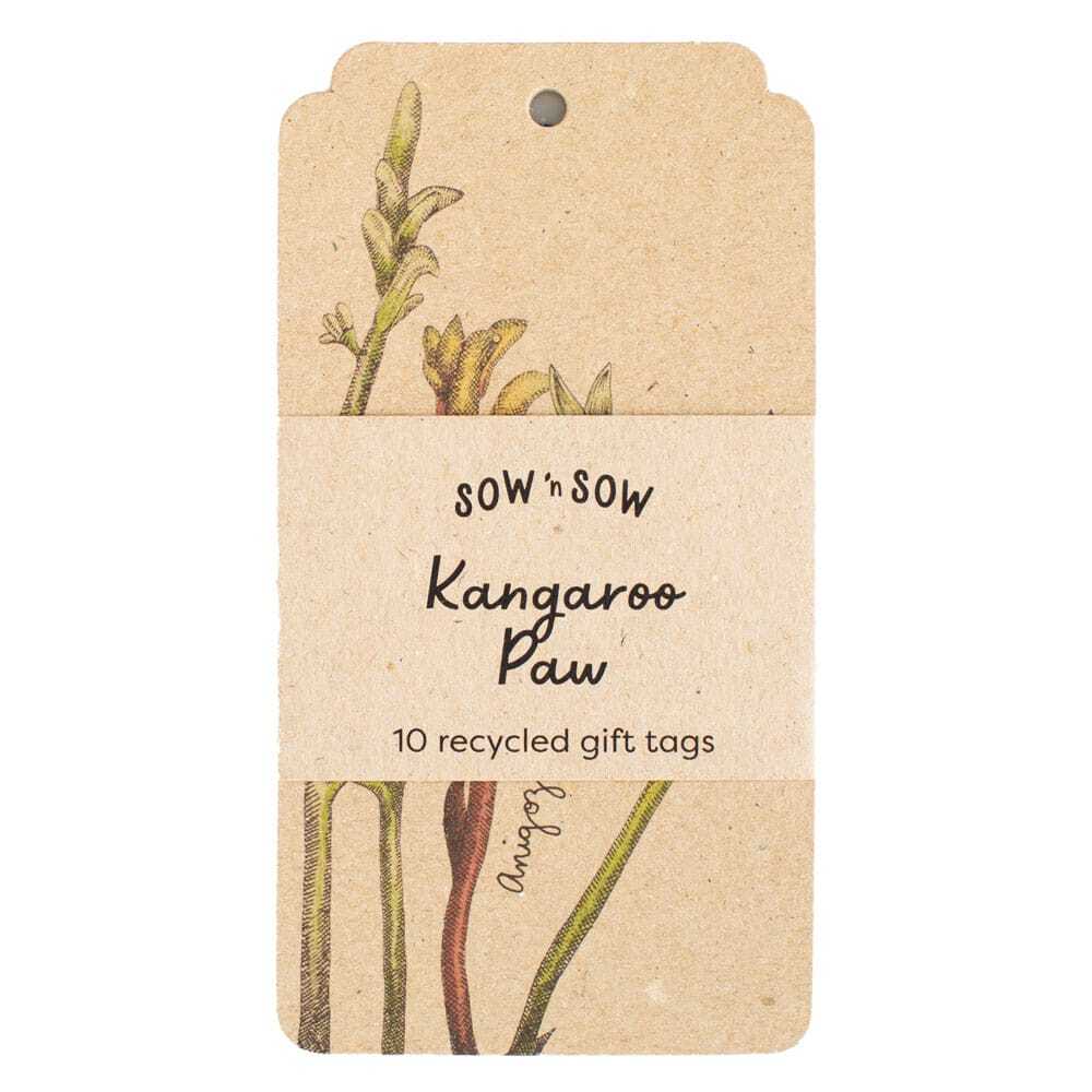 Kangaroo Paw Gift Tag 10 Pack