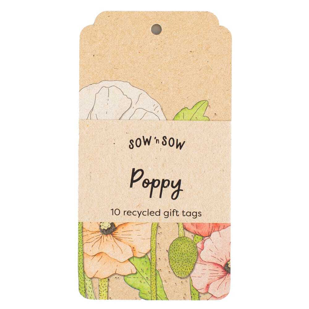 Poppy Gift Tag 10 Pack