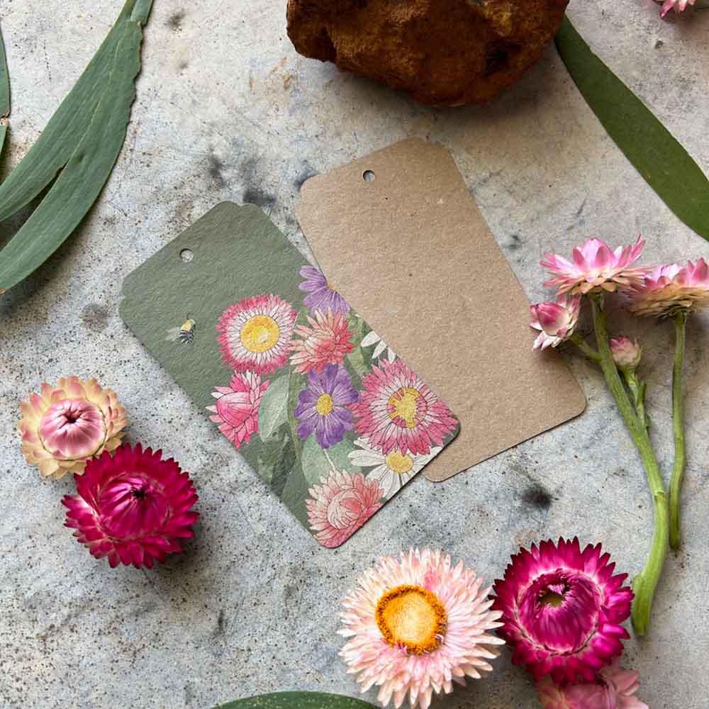Native Blooms Gift Tag 10 Pack - Image 4