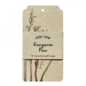 Kangaroo Paw Gift Tag
