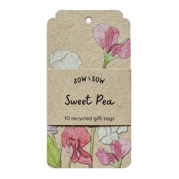Sweet Pea Gift Tag Set of 10