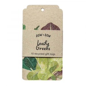 Leafy Greens Recycled Gift Tag