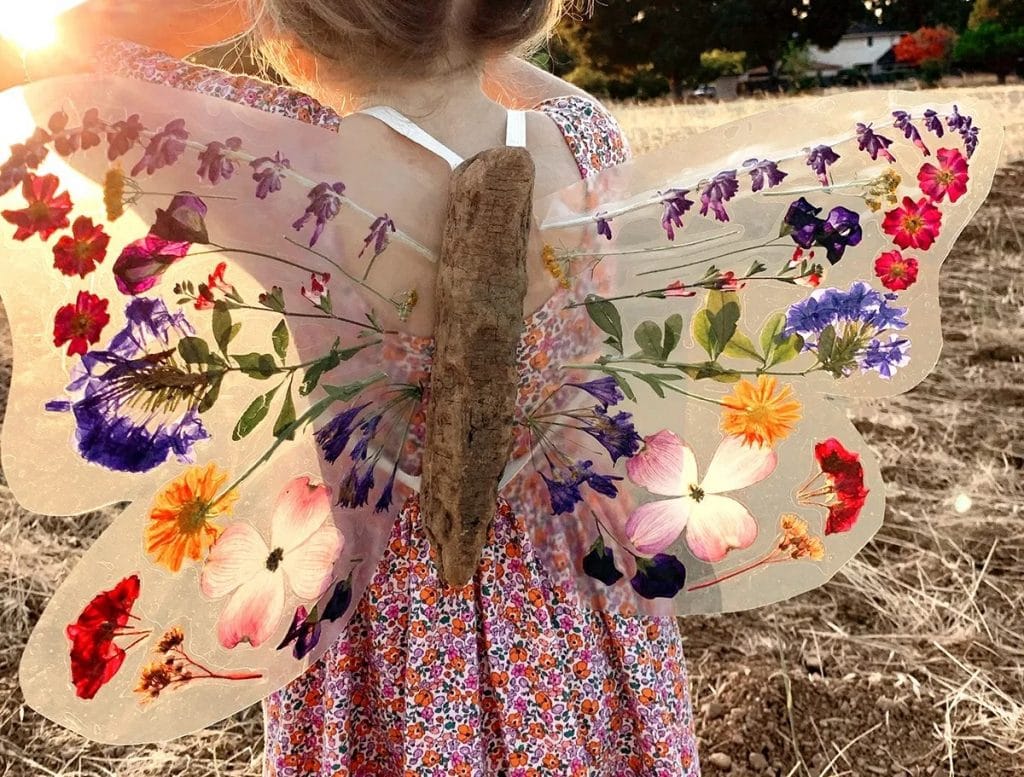 15 pressed flower crafts and activities for kids